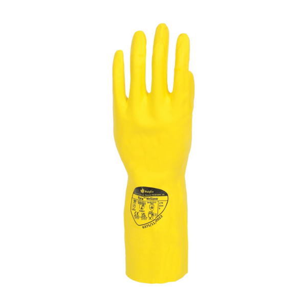 Pura Nitrile Household Gloves Yellow (Large 9)