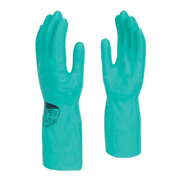 Pura Nitrile Household Gloves Green (Small 7)