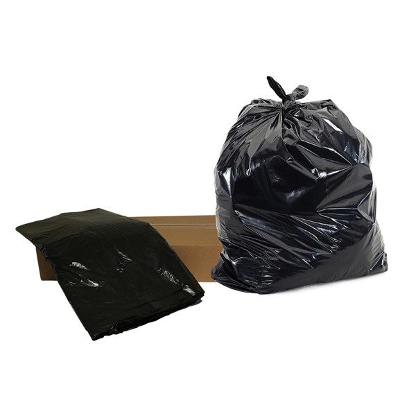 Black Refuse Sack Medium Duty (10kg)