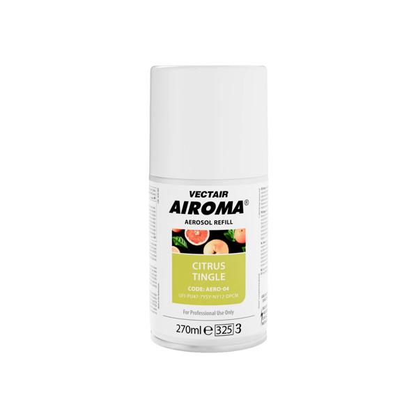 Vectair Micro Airoma® Fragrance Aerosol Refills - Citrus Tingle 270ml