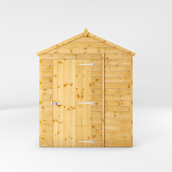 Mercia Shiplap Apex Wooden Shed 8 x 6 - Windowless
