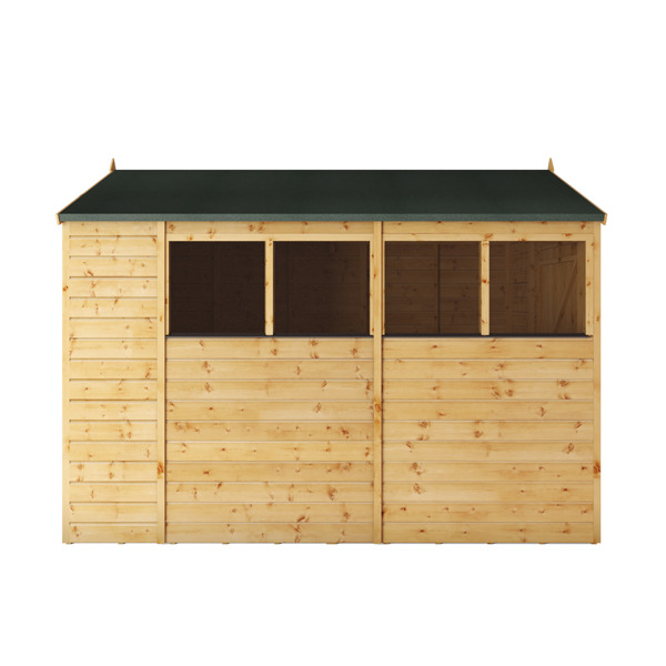 Mercia Shiplap Apex Wooden Shed 10 x 6