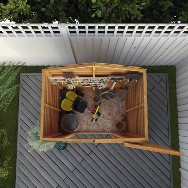 Mercia Overlap Apex Wooden Shed 3 x 4 - Windowless