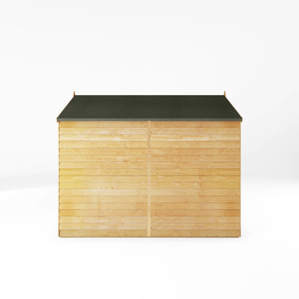 Mercia Overlap Double Door Apex Wooden Shed 8 x 6 - Windowless