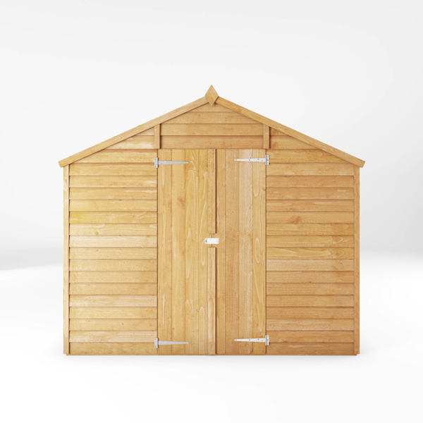 Mercia Overlap Apex Wooden Shed 10 x 8 - Windowless