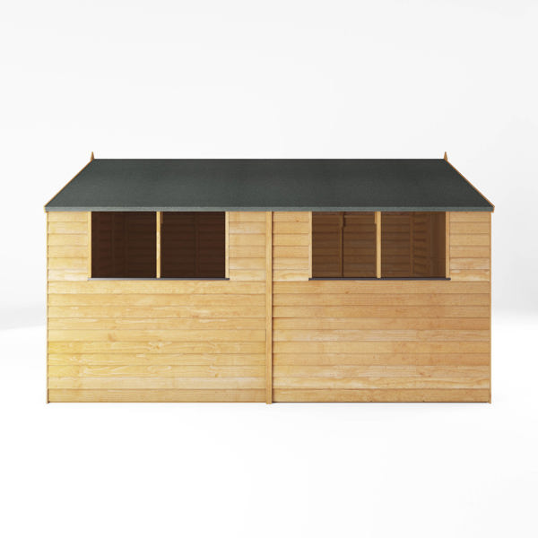 Mercia Overlap Apex Wooden Shed 12 x 8