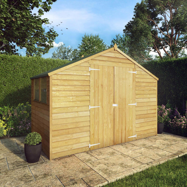 Mercia Overlap Apex Wooden Shed 5 x 10