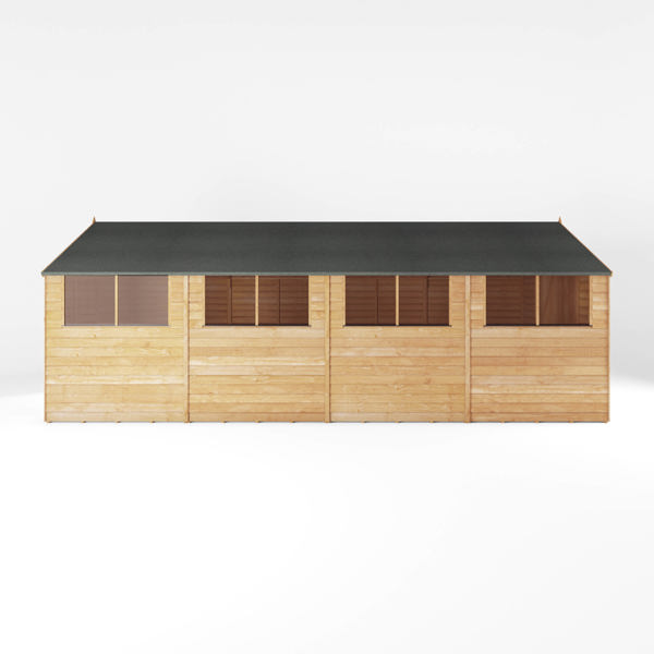 Mercia Overlap Apex Wooden Shed 20 x 10