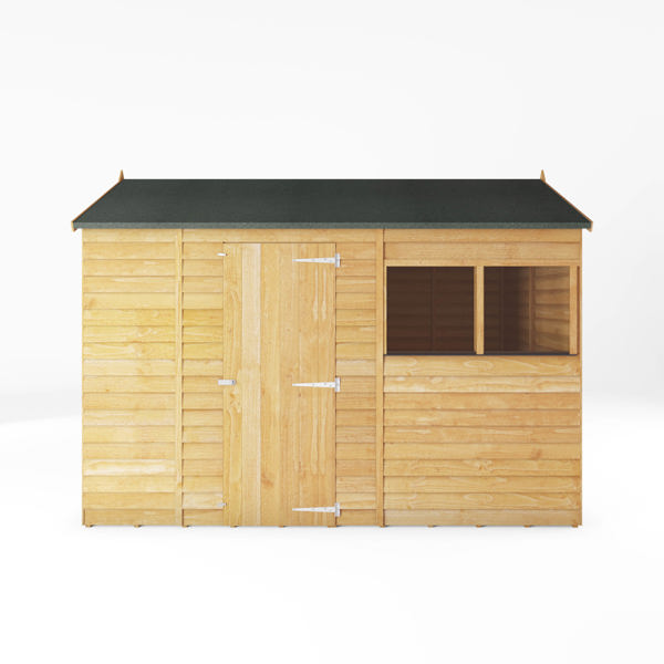 Mercia Overlap Reverse Apex Wooden Shed 10 x 6