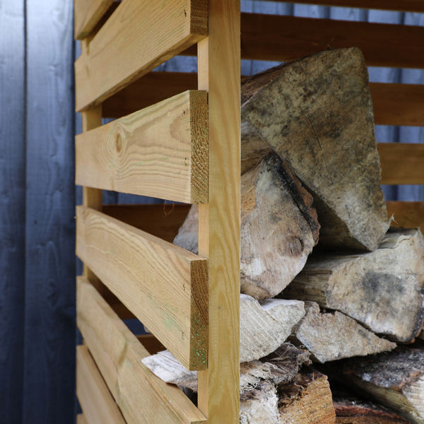 Mercia Pressure Treated Single Log Store 3 x 3