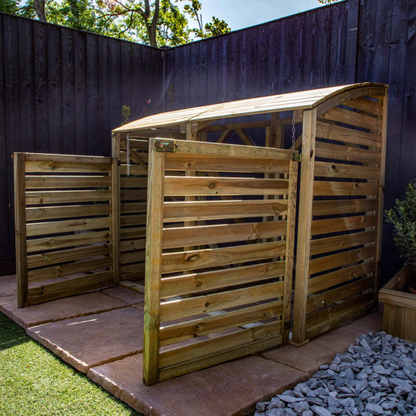 Mercia Pressure Treated Double Bin Store