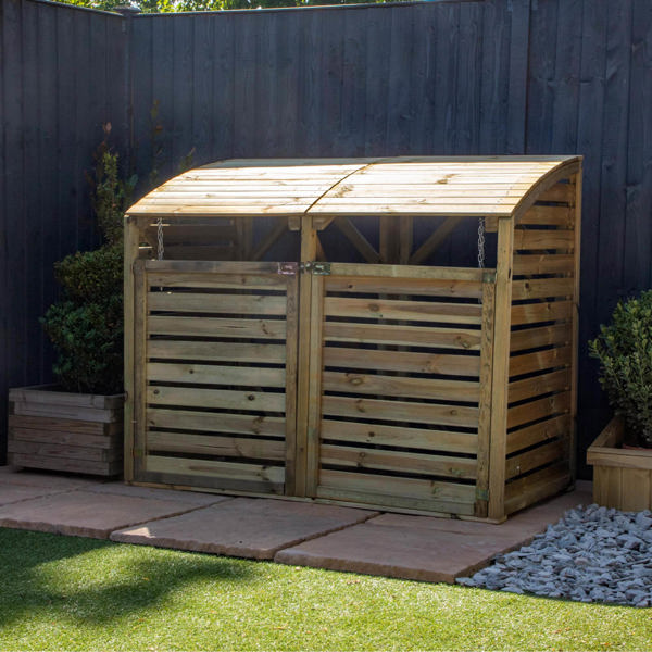 Mercia Pressure Treated Double Bin Store