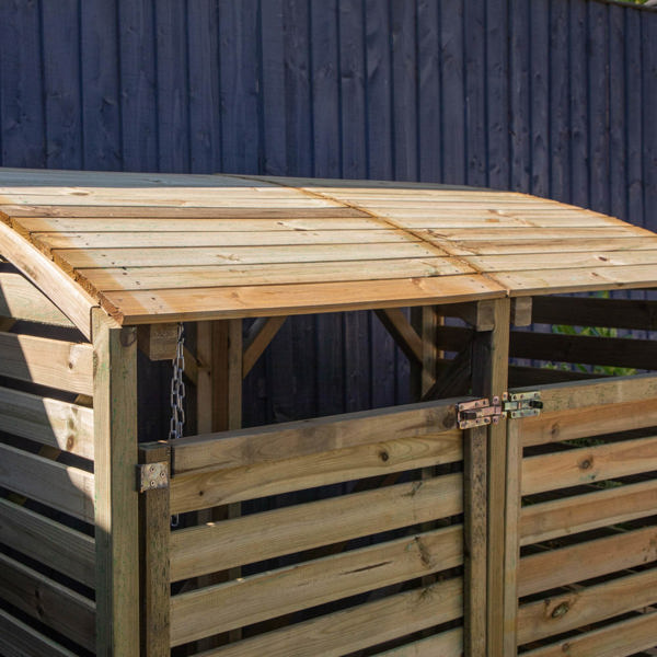 Mercia Pressure Treated Double Bin Store