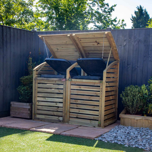 Mercia Pressure Treated Double Bin Store