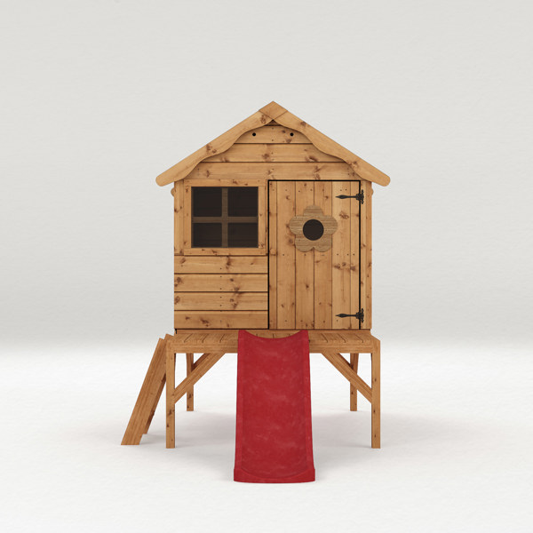 Mercia Snug Tower Wooden Playhouse & Slide