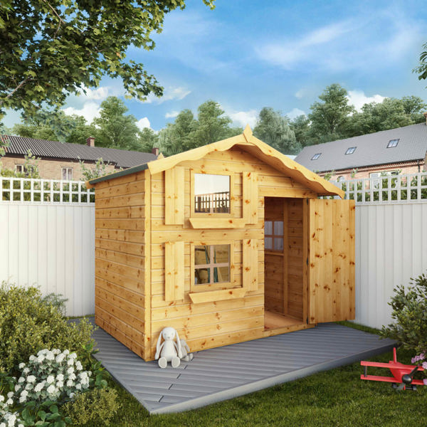 Mercia Snowdrop Double Storey Wooden Playhouse