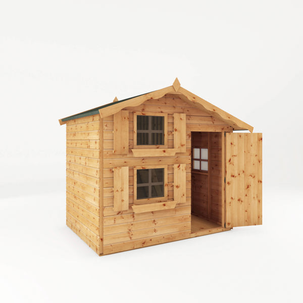 Mercia Snowdrop Double Storey Wooden Playhouse