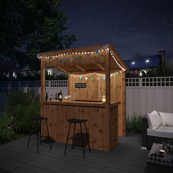 Mercia Pressure Treated Wooden Garden Bar 6 x 4