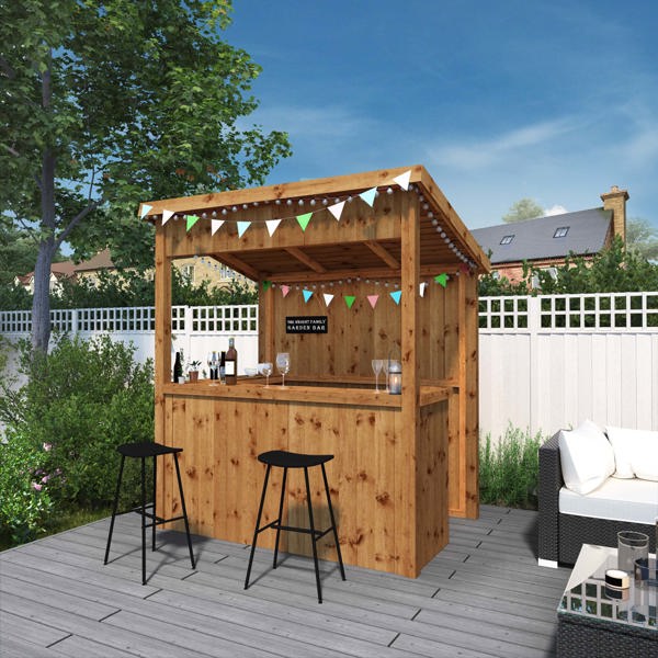 Mercia Pressure Treated Wooden Garden Bar 6 x 4
