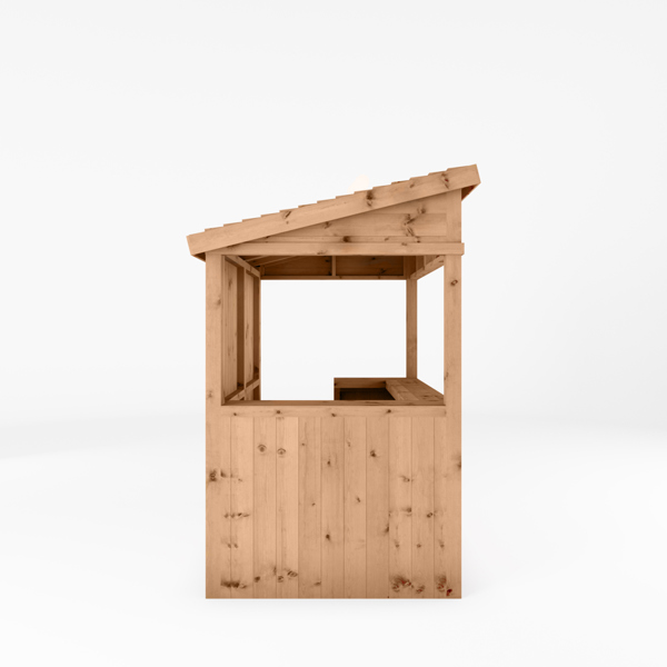 Mercia Premium Pressure Treated Wooden Garden Bar 6 x 4