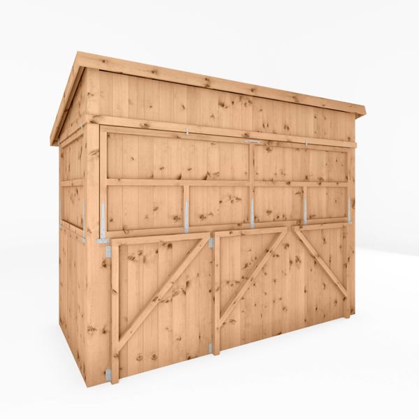 Mercia Premium Pressure Treated Wooden Garden Bar with Shutters 9 x 4