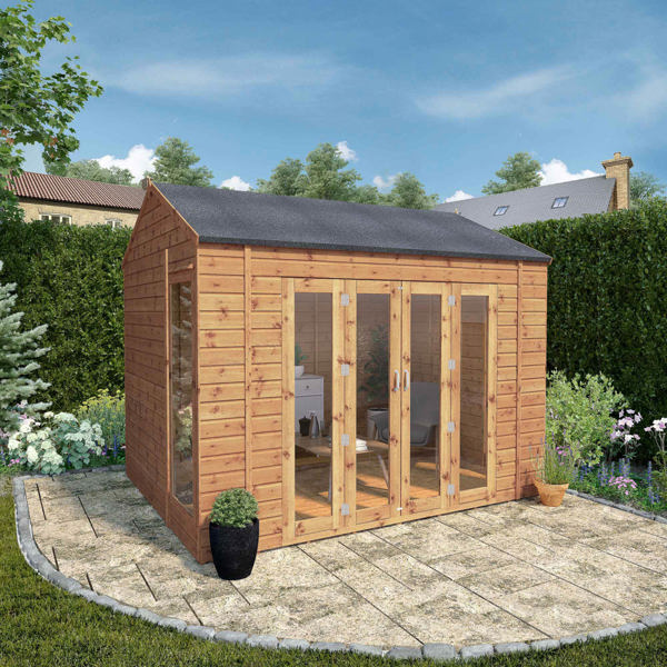 Mercia Vermont Wooden Summerhouse 10 x 8