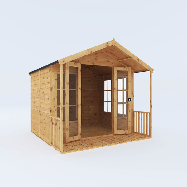 Mercia Premium Wessex Wooden Summerhouse 8 x 8