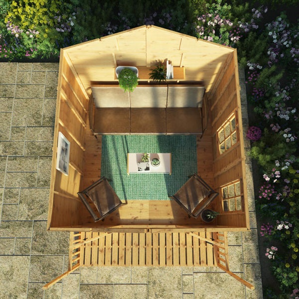 Mercia Premium Wessex Wooden Summerhouse 10 x 8