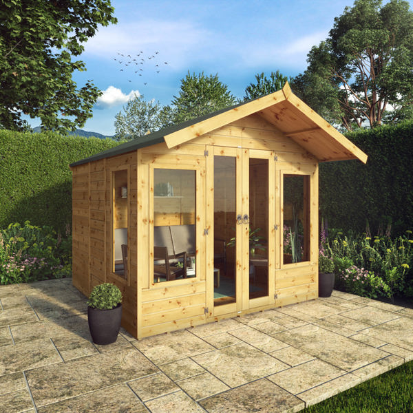 Mercia Premium Sussex Wooden Summerhouse 8 x 8