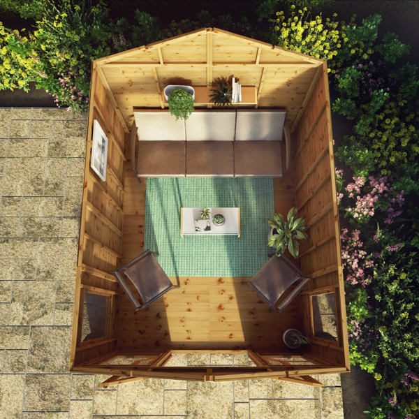 Mercia Premium Sussex Wooden Summerhouse 10 x 8