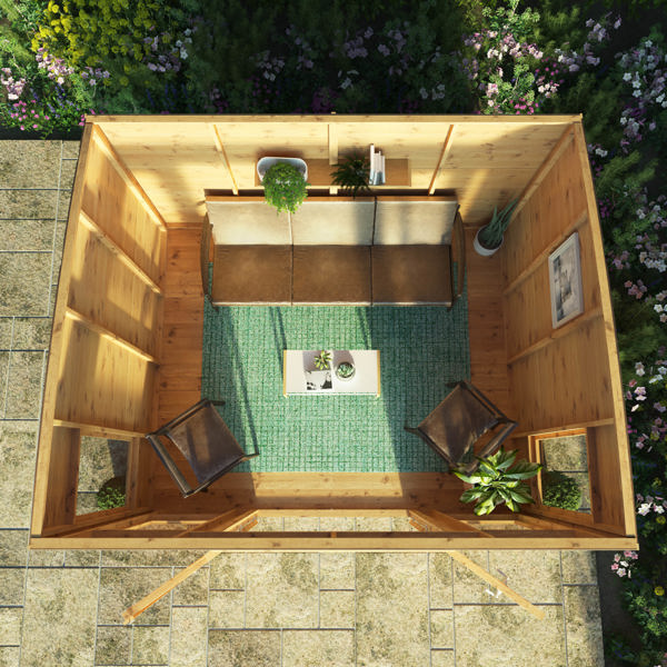 Mercia Premium Helios Wooden Summerhouse 10 x 8