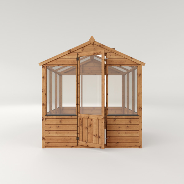 Mercia Traditional Wooden Greenhouse 6 x 6