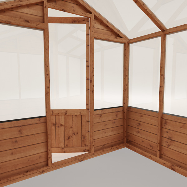 Mercia Traditional Wooden Greenhouse 6 x 6