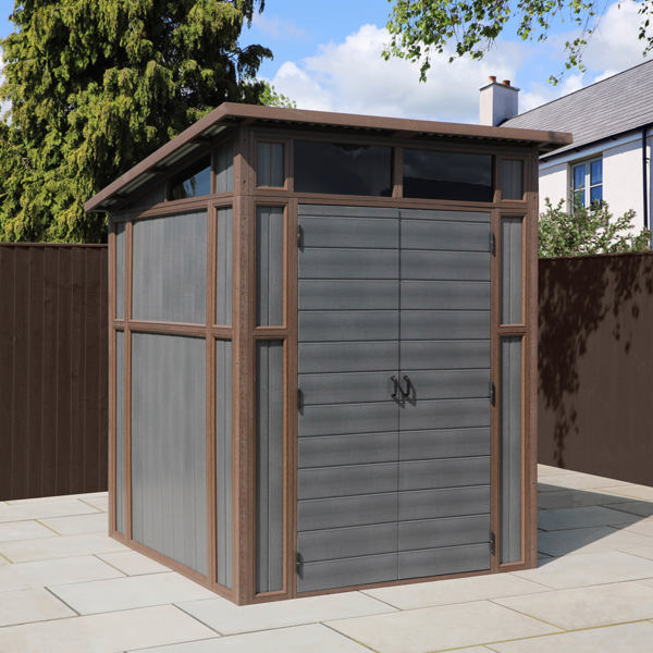 Mercia Premium Pent Composite Shed 7 x 7
