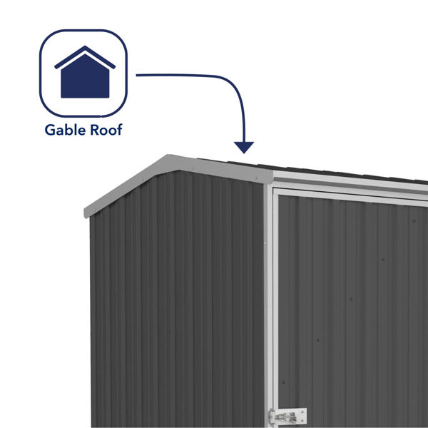 Absco Premier Metal Shed 5 x 5 (Monument)