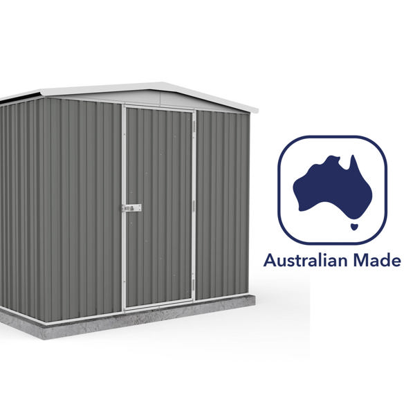 Absco Regent Metal Shed 7 x 5 (Woodland Grey)