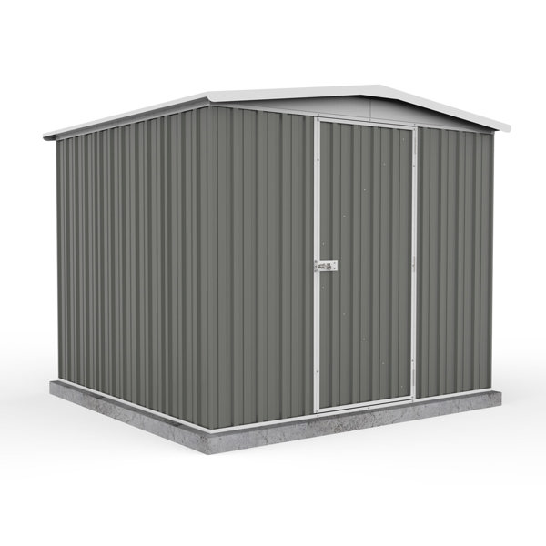 Absco Regent Metal Shed 7 x 7 (Woodland Grey)