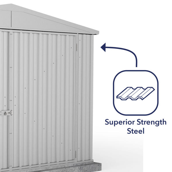 Absco Metal Utility Workshop 10 x 15 (Zinc)