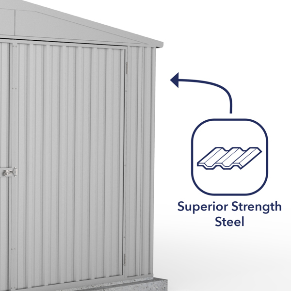 Absco Metal Utility Workshop 10 x 20 (Zinc)