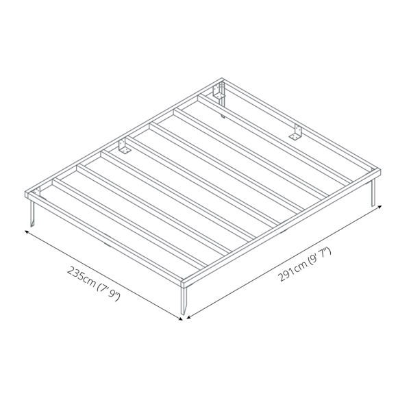 Mercia Pressure Treated Wooden Base 10 x 8