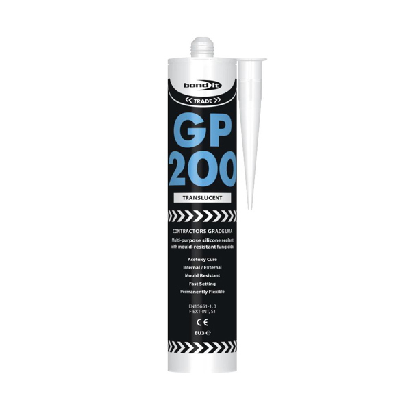 Bond It GP200 Silicone Sealant & Sealant Gun