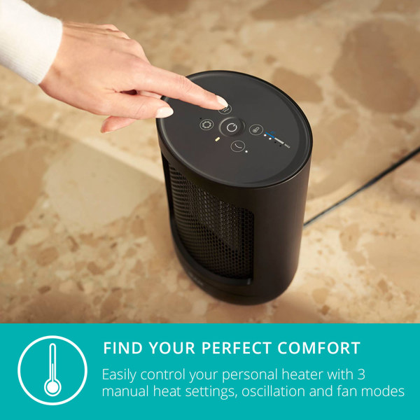 Duux Zone Personal Heater (Black)