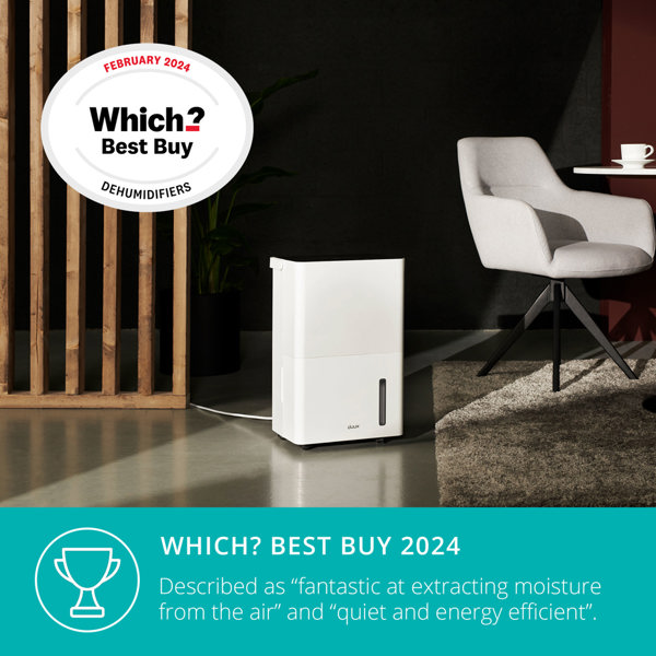 Duux Bora Smart 20L Dehumidfier (White)