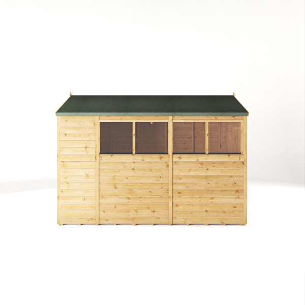 Mercia Woodsman Shiplap Apex Wooden Shed 10 x 6