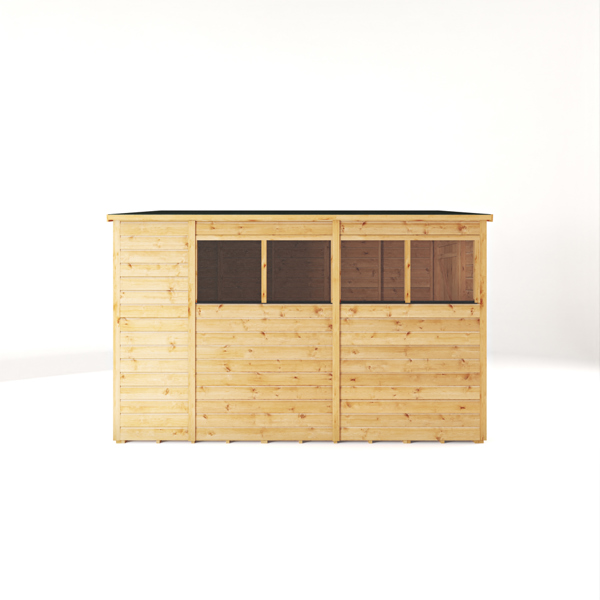 Mercia Woodsman Shiplap Pent Wooden Shed 10 x 6
