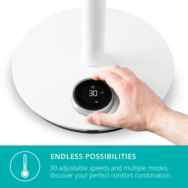 Duux Whisper Flex Ultimate Cordless Fan with Battery (White)