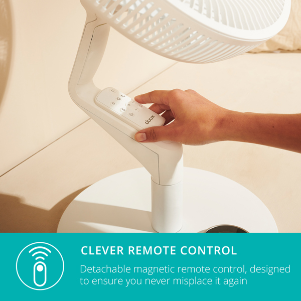 Duux Whisper Flex Ultimate Cordless Fan with Battery (White)