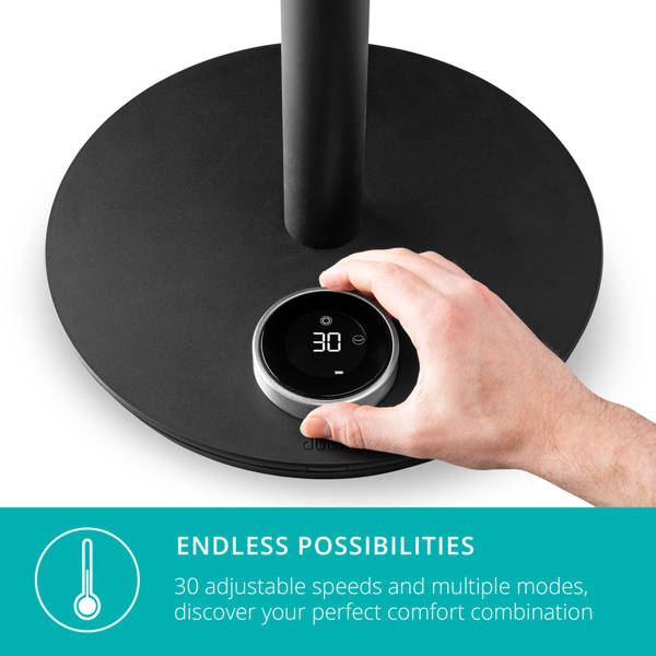 Duux Whisper Flex Ultimate Cordless Fan with Battery (Black)