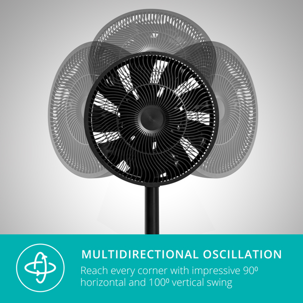 Duux Whisper Flex Smart Fan (Black)