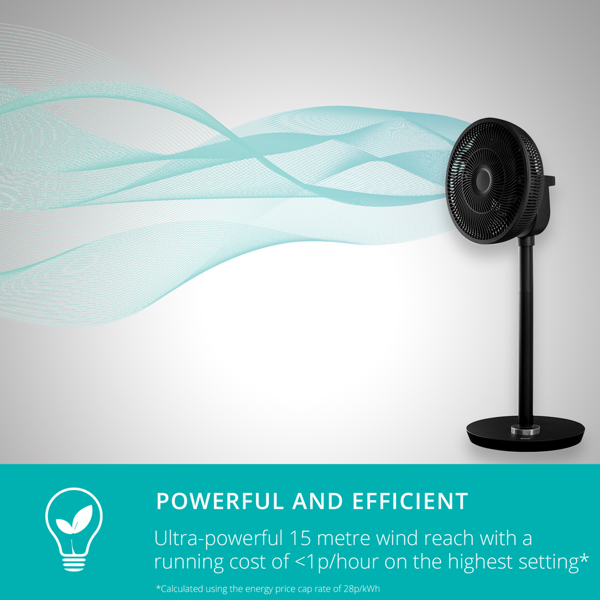 Duux Whisper Flex Smart Fan (Black)